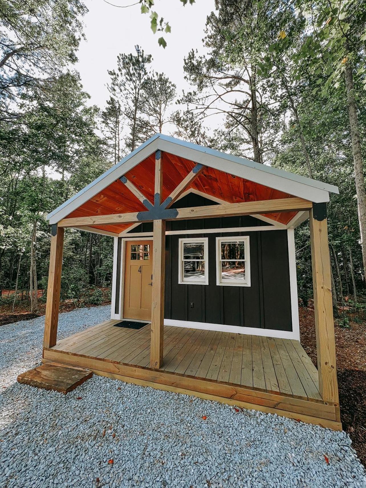 Cabin #4 Studio W Kitchenette Hartwell Exterior foto